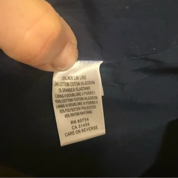 BCBGMaxAzria Olive Green Blazer with Midnight Accents - Picture 8 of 8